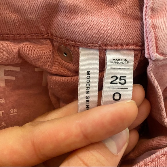 LOFT Pink Modern Skinny Jeans - Picture 4 of 4